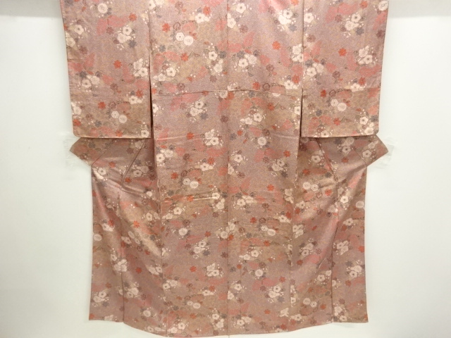 未使用品　辻が花模様小紋着物